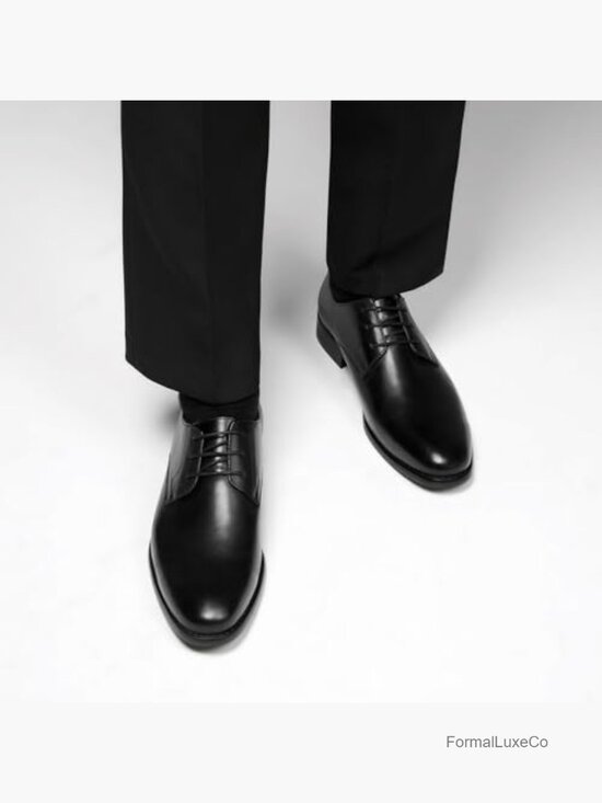 Men\'s Genuine Leather Wingtip Oxford Dress Shoes Non Slip Lace Up Formal Office